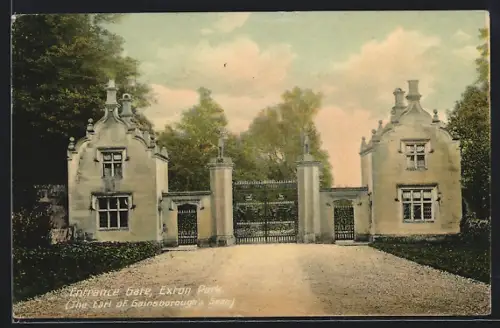 AK Exton Park, Exton Park, Entrance Gate, The Earl of Gainsborough`s seat
