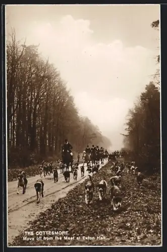 AK Cottesmore, Move off from the Meet at Exton Hall