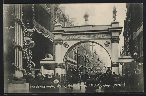 AK Birmingham, Gas Department Arch, 1909