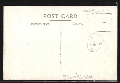 AK Birmingham, Erdington, Norfolk Road with residential houses