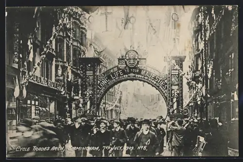 AK Birmingham, Cycle Trades Arch, 1909