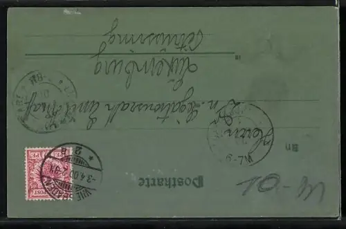 AK Profil von Kaiser Wilhelm II. mit Krone
