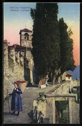 AK Brissago, Chiesa e Cipressi