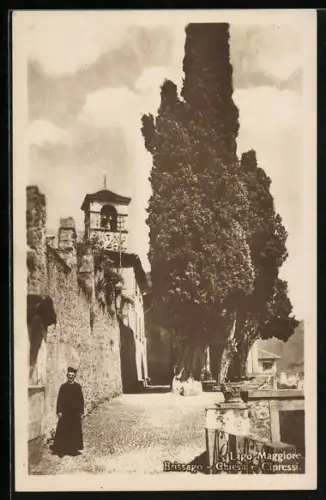 AK Brissago, Chiesa e Cipressi