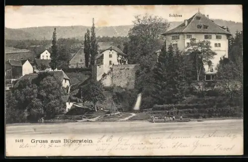 AK Biberstein, Blick auf das Schloss