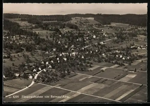 AK Reitnau /Aargau, Gesamtansicht, Fliegeraufnahme