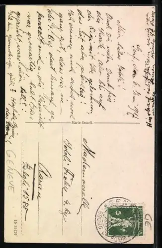 AK Geneve, Vue partielle de l`église