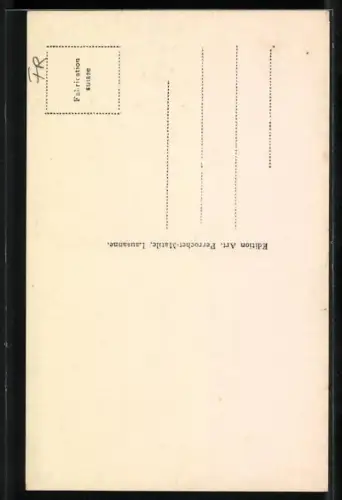 AK Gruyéres, Entrée, Mädchen vor einem Torbogen