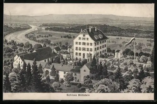 AK Böttstein /Aarg., Schloss Böttstein, Sanatorium für alkoholkranke Männer