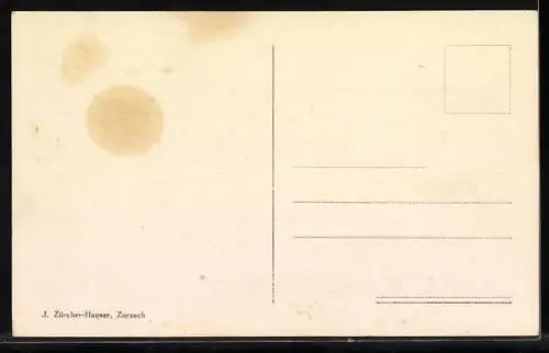 AK Baldingen /Aarg., Ortsansicht mit Kirche, Stapfelnbach