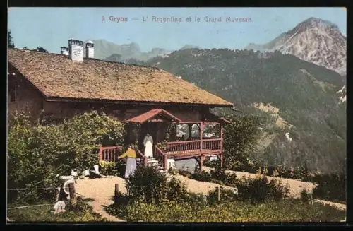 AK Gryon, L` Argentine et le Grand Muveran