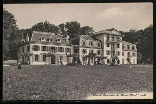 AK Gland /Vaud, Vue du Sanatorium Léman