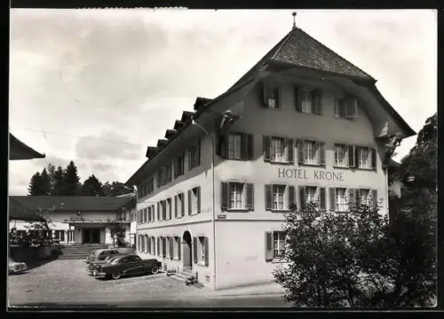 AK Lenzburg, Hotel Krone, Ch. Gruber