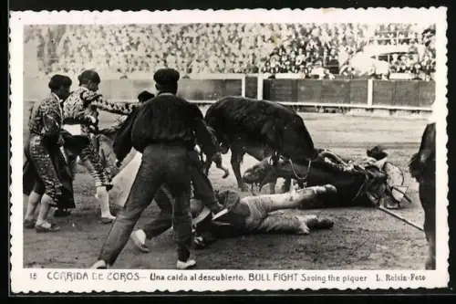 AK Corrida de Toros, Una caida al descubierto