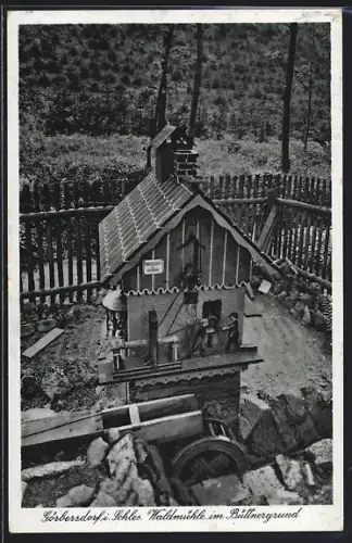 AK Görbersdorf i. Schles., Waldmühle im Büttnergrund