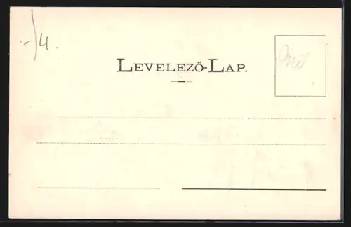 AK Budapest, Budai látkép a Hungaria nagyszállodából