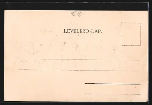 AK Budapest, Donau zwischen Pest und Ofen