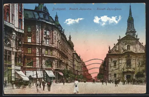 AK Budapest, Kossuth Lajos-utca