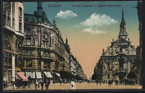 AK Budapest, Kossuth Lajos-utca