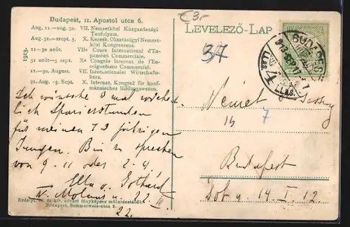 AK Budapest, Justizpalast