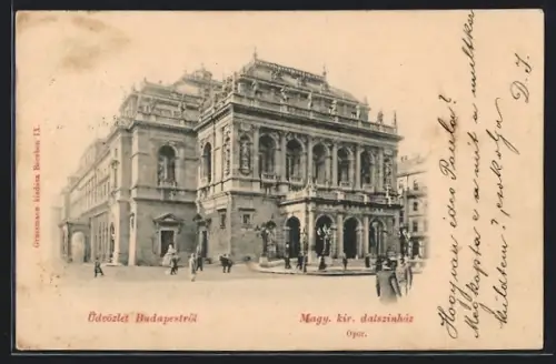 AK Budapest, Blick zur Oper