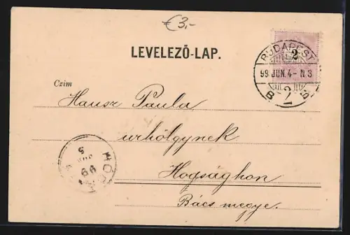 AK Budapest, Blick zur Oper