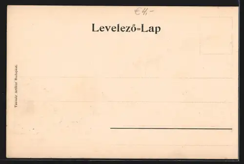 AK Budapest, Stadtwäldchen, Brücke und Teich