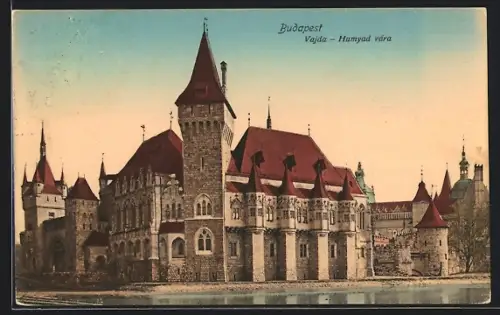 AK Budapest, Burg im Stadtwäldchen