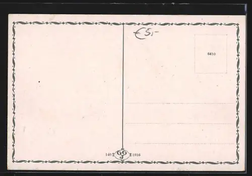 AK Budapest, Promenade an der Donau