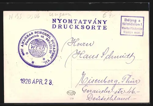 AK Budapest, Nemzeti Múzeum