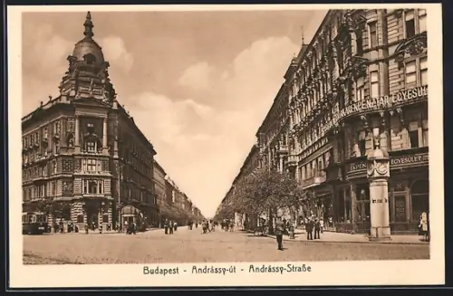 AK Budapest, Andrássy-út