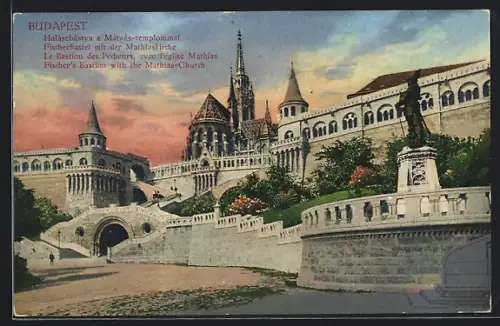 AK Budapest, Halászbástya a Mátyés-templommal