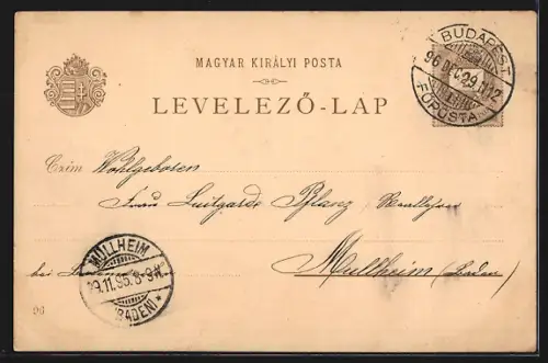 Lithographie Budapest, Szinhazak, Nepszinhaz