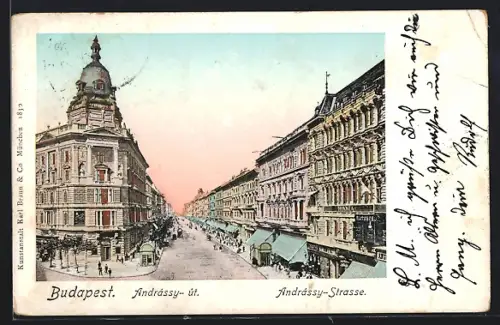 AK Budapest, Andrássy-Strasse