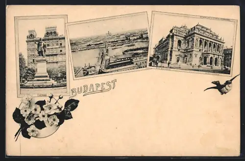 AK Budapest, Fötvös, Kir. Operaház