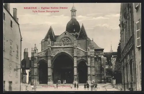 AK Beaune, Eglise Notre-Dame
