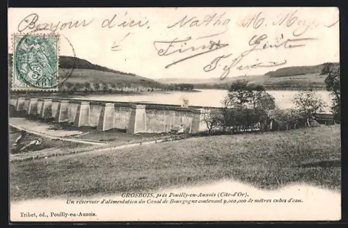 AK Grosbois /Cote-d`Or, Un reservoir d`alimentation du Canal de Bourgogne