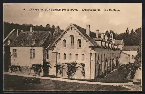AK Fontenay /Cote-d`Or, Abbaye de Fontenay, L`Enfermerie, Le Dortoir