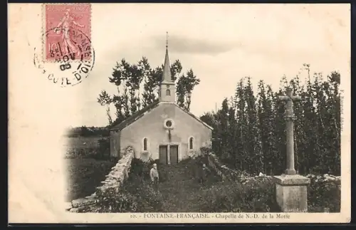 AK Fontaine-Francaise, Chapelle de N.-D. de la Motte