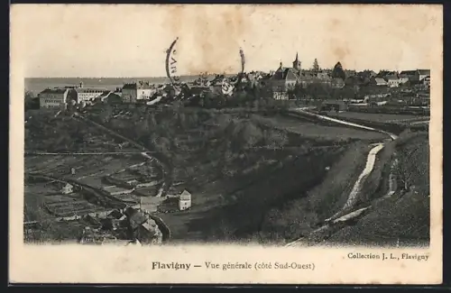 AK Flavigny, Vue generale, cote Sud-Ouest
