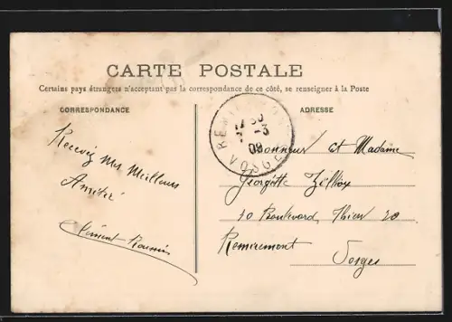 AK Flavigny, Vue generale, cote Sud-Ouest