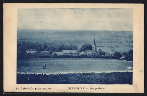 AK Créancey /Cote-d`Or, Vue generale