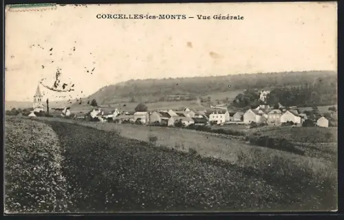 AK Corcelles-les-Monts, Vue Generale