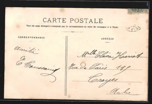 AK Chatillon-sur-Seine, Vue generale et Massif de la Source de laa Douix