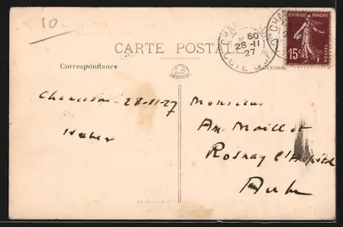 AK Chamesson /Cote-d`Or, Le Pont et Cours de la Seine