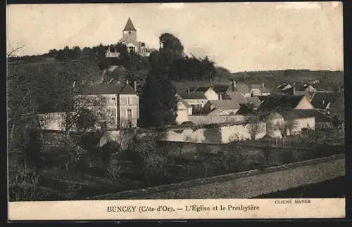 AK Buncey /Cote-d`Or, L`Eglise et le Presbytère