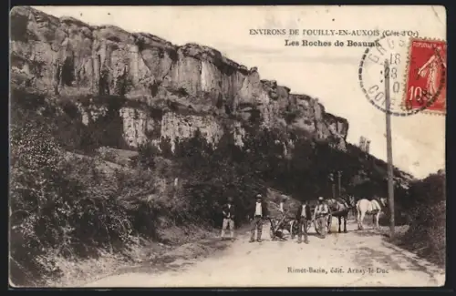 AK Beaume /Touilly-en-Auxois, Les Roches de Beaume