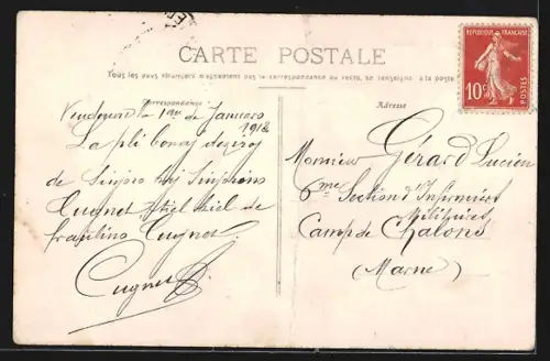 AK Bèze /Cote-d`Or, Sortie de la Promenade