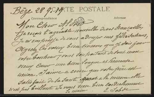 AK Bèze, Source jaillissante de la Bèze-Débit, 1913