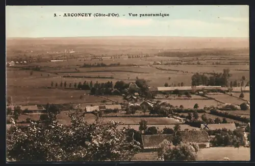 AK Arconcey /Cote-d`Or, Vue panoramique